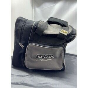 Storm Bowling Black Single Ball Carry Bag Multiple Pockets - No Shoulder Strap